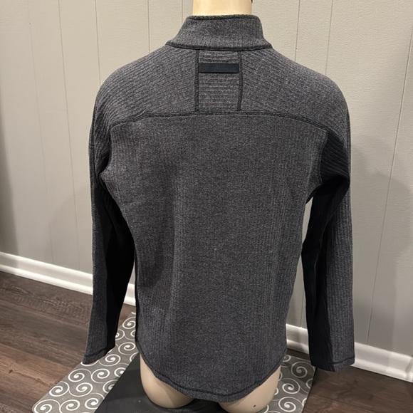 Royal Robbins Men’s Large Cowl-neck Knit Sweater 1/4 Zip Up Long Sleeve - Picture 5 of 7